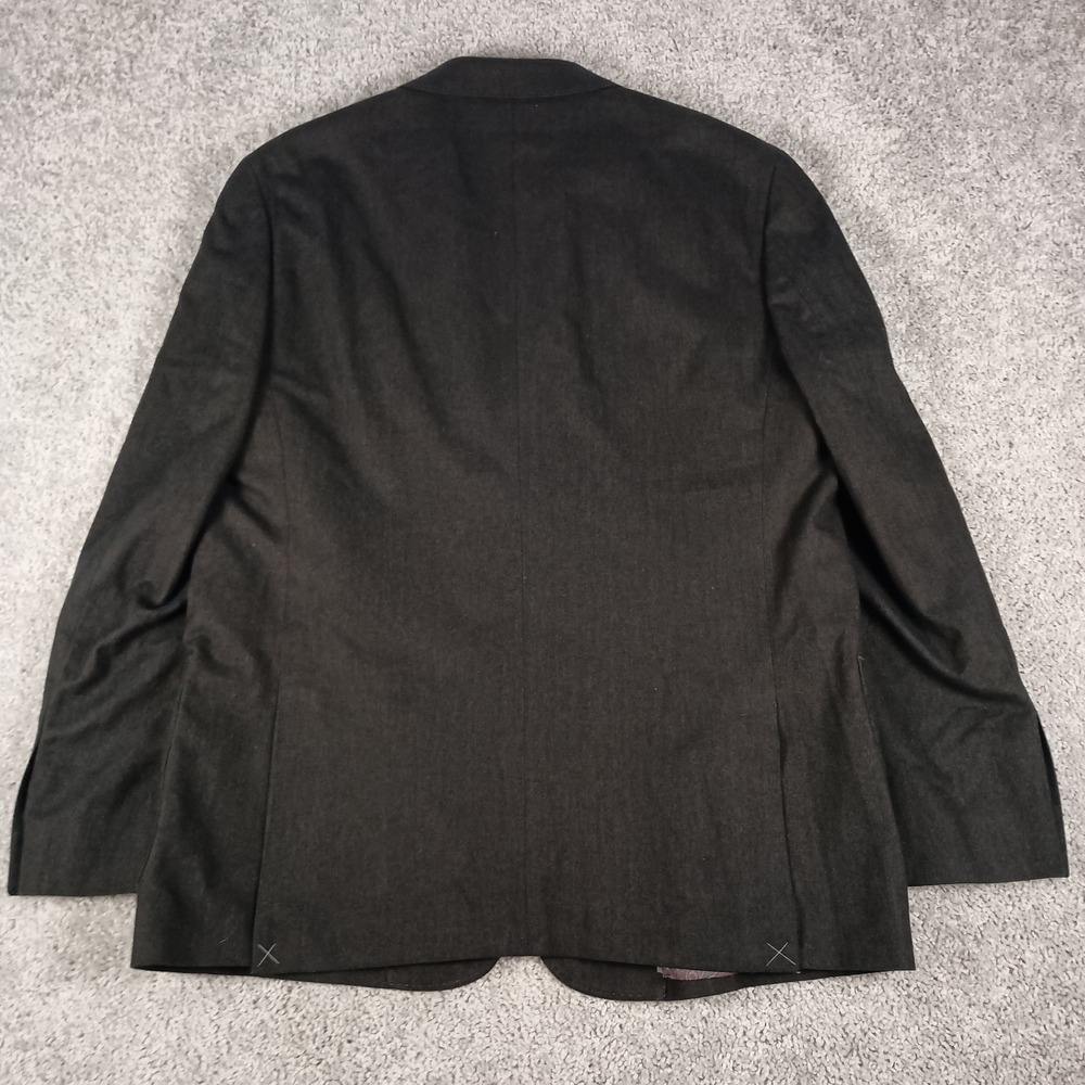 NEW Joseph Abboud 44R Brown Herringbone Patch‎ Pockets Cotton Mens XL Blazer NWT - Picture 8 of 14